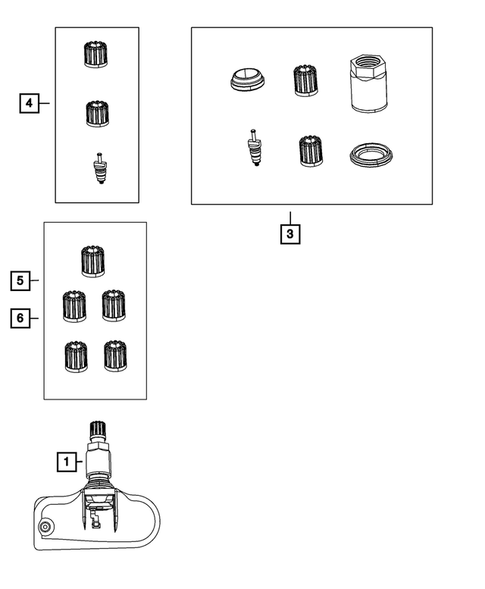Tire Monitoring System for 2008 Dodge Grand Caravan #0