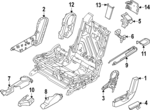 887427JA0A - : Seat Belt Guide for Nissan: Armada Image