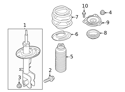 Struts & Components for 2014 Nissan Pathfinder #0