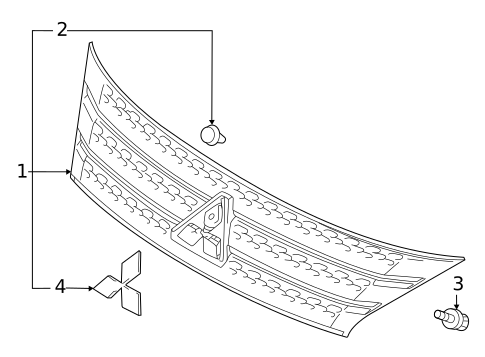 Grille & Components for 2025 Mitsubishi Outlander PHEV #0