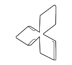 7415A738 - Body: Emblem for Mitsubishi: Outlander, Outlander PHEV Image