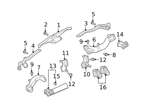 Ducts for 2008 Nissan Versa #0