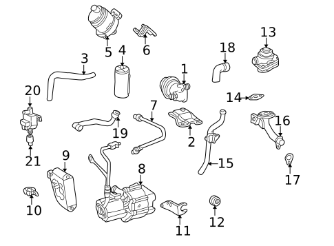Sensors for 1998 Mercedes-Benz ML320 #1