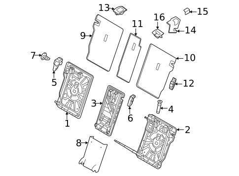 Second Row Seats for 2020 Land Rover Defender 90 #4