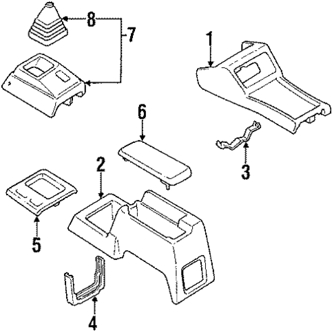 Center for 1985 Subaru DL #0
