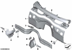 41217135629 - Bodywork: Cover Panel, Engine Compartment, Left for BMW Image