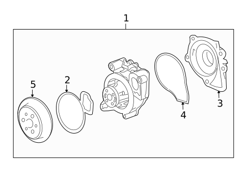 Water Pump & Related Components for 2010 Chevrolet Equinox #0