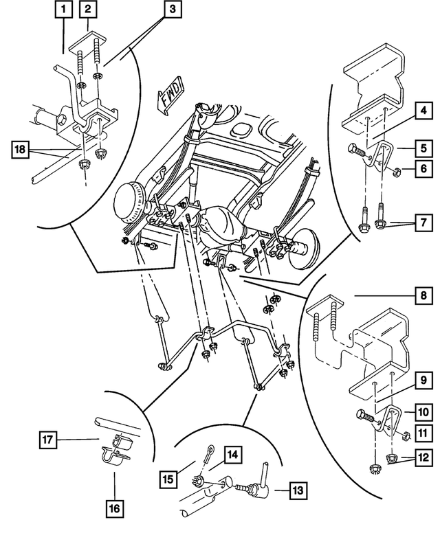 52039120 - Rear Suspension: Rear Sway Bar for Mopar Image