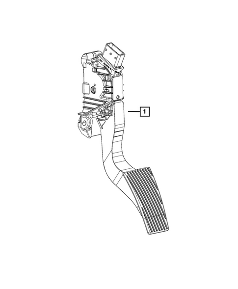 Accelerator Pedal for 2019 Ram 1500 #0