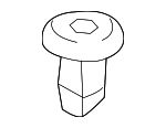 90603SJA003 - Belts &amp; Cooling: Radiator Support Access Cover Clip for Honda Image