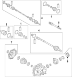 495L1T1000 - : Outer Cv Joint for Hyundai Image