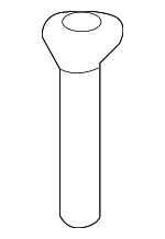 81144T3LA01ZG - Body: Headrest Guide for Honda: Fit, HR-V, Passport, Pilot, Ridgeline Image