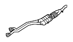 18301745555 - : Catalytic Converter for BMW: 528i Image