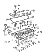 4667088AC - Engine 2.4L Four Cylinder (Turbo): Cylinder Head for Mopar Image