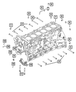 68466760AA - Engine: Dowel Pin for Mopar Image
