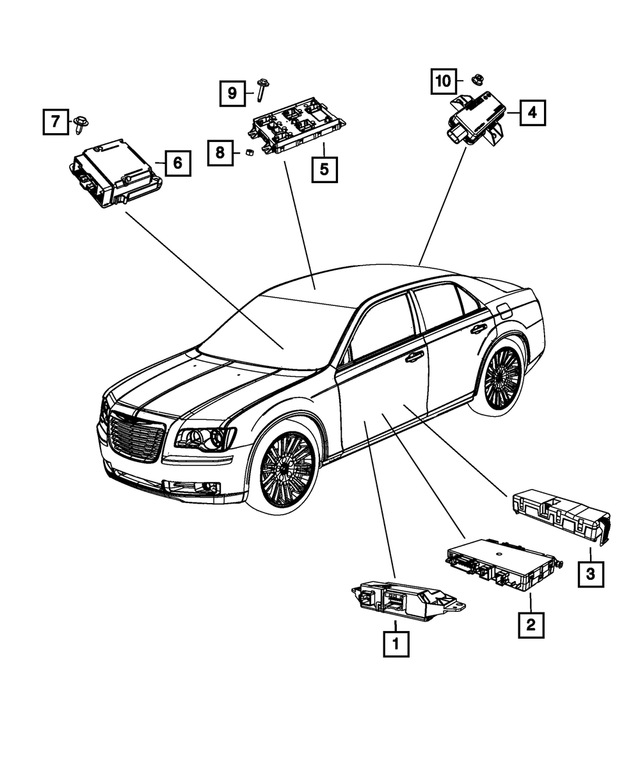 68465834AA - Electrical: Seat Memory Module for Mopar Image