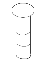 54459JA021 - Body: Extension Panel Bolt for Nissan: Altima, ARIYA, LEAF, Maxima Image image