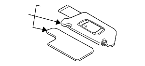96401ZK02B - : Sun-Visor for Nissan: Maxima Image