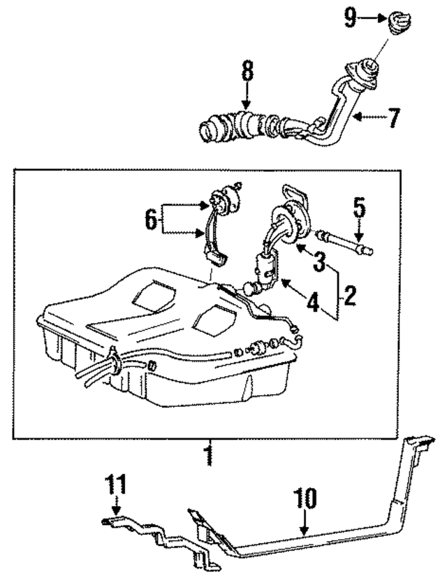 MB400578 - : Fuel Pump Gasket for Mitsubishi Image