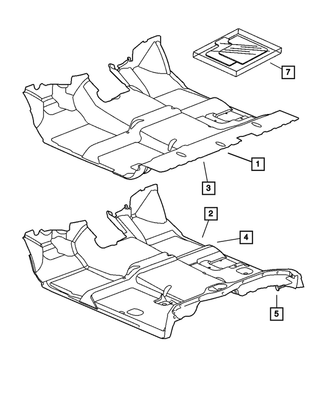 5GS57DX9AI - Interior Trim: Floor Mat for Mopar Image image