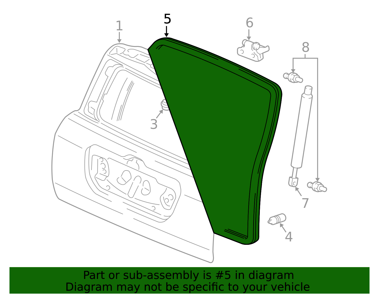 PORTIERA POSTERIORE DESTRA HONDA CR-V 4° Serie 67550SWAA00ZZ (07>12