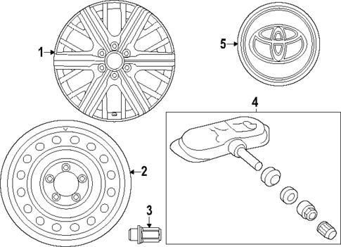 Wheels for 2025 Toyota Sequoia #1