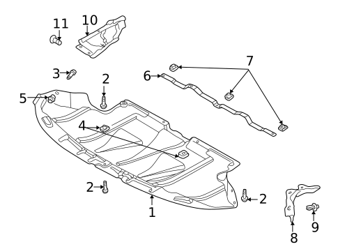 Splash Shields for 2006 Audi S4 #1