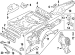 LR155087 - : 2023 Land Rover Range Rover Sport - Bracket for Land Rover: Range Rover Sport Image