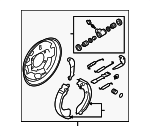 44000ZW80A - Brakes: Brake Assembly for Nissan: Cube, Versa Image