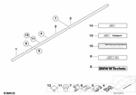 51132250072 - : Molding Fender Front Right for BMW Image