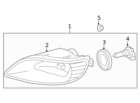 Bulbs - Chassis for 2008 Toyota Corolla #0