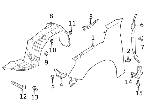 Fender & Components for 2019 Nissan Altima #0