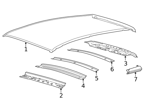 Roof & Components for 2016 Ford Escape #1