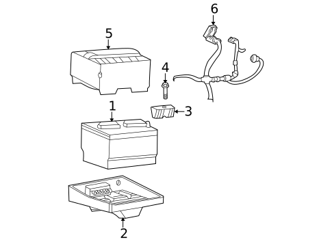 Battery & Related Components for 2004 Ford Explorer #0
