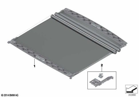 Lift-Up-and-Slide-Back Sunroof for 2017 Mini Cooper SE ALL4 #3