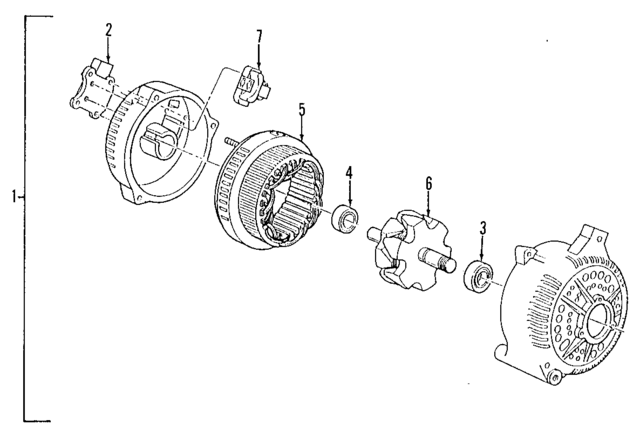 GLV9086RM - Electrical: Motorcraft Alternator for Ford Image