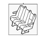 95003089G66 - Body: Bench Seat for Mercedes-Benz Image