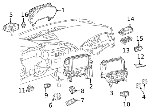 Ignition Lock for 2014 Chevrolet Corvette #0