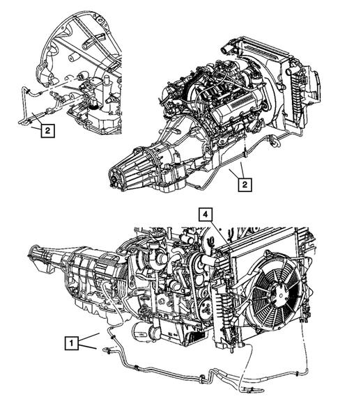 Lines, Transmission Oil Cooler for 2006 Jeep Liberty #0