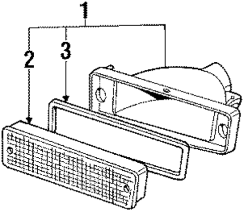 Park Lamps for 1993 Nissan 240SX #0