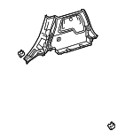 24269007009E07 - Body: Side Trim Panel for Mercedes-Benz Image