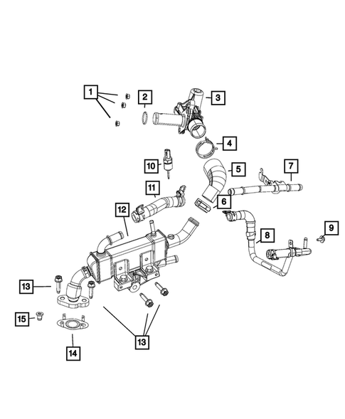 EGR System for 2021 Jeep Grand Cherokee L #0