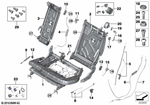 52207250810 - Seats: Detent Unit, Right for BMW Image