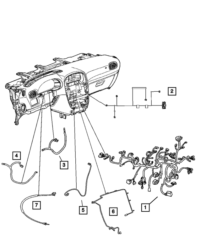 4869874AC - Electrical: Instrument Panel Wiring for Mopar Image