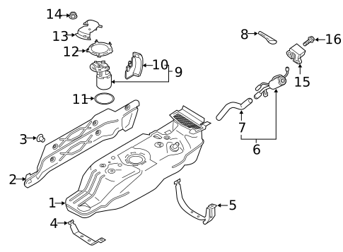 Fuel Pumps & Related Components for 2021 Ford Ranger #0