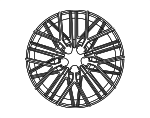 52910D2810 - : Wheel, Alloy for Hyundai Image