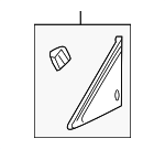75490TM8A01 - Body: Corner Molding for Honda: Insight Image