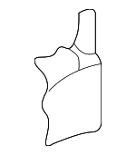 25709766 - Body: Lower Hinge for Buick: LeSabre | Oldsmobile: Aurora | Pontiac: Bonneville Image