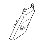 J9C13990LKP - Body: Upper Center Pillar Trim for Jaguar: E-Pace Image