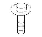 11547421 - Electrical: Headlamp Assembly Bolt for Buick: Enclave, Encore GX, Envision, Envista, Regal Sportback, Regal TourX | Cadillac: ATS, CT4, CT5, CT6, CTS, Escalade, Escalade ESV, ESCALADE IQ, LYRIQ, OPTIQ, XT4, XT5, XT6 | Chevrolet: Blazer, Blazer EV, Bolt EUV, Bolt EV, Camaro, Colorado, Corvette, Cruze, Equinox, Equinox EV, Malibu, Silverado 1500, Silverado 1500 LTD, Silverado 2500 HD, Silverado 3500 HD, Silverado EV, Suburban, Tahoe, Trailblazer, Traverse, Traverse Limited, Trax | GMC: Acadia, Canyon, Hummer EV Pickup, Hummer EV SUV, Sierra 1500, Sierra 1500 Limited, Sierra 2500 HD, Sierra 3500 HD, Sierra EV, Terrain, Yukon, Yukon XL | Oldsmobile: Intrigue | Pontiac: G6, Grand Am, Grand Prix | Saturn: Aura, Ion, Sky Image